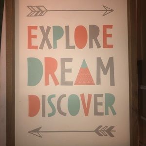 Explore Dream Discover Hobby Lobby Playroom Nursery Wooden Sign Decor